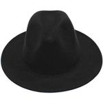 Cappelli eleganti neri a falda larga 