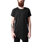 Magliette & T-shirt asimmetriche urban nere XL per Uomo Urban Classics 
