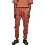 Pantaloni tuta scontati casual arancioni 3 XL taglie comode di cotone per Uomo Urban Classics 