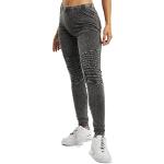Pantaloni sportivi scontati urban grigio scuro XL di cotone per Donna Urban Classics 