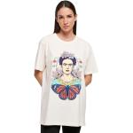 Urban Classics Ladies Frida Kahlo Butterfly T-shirt Rosa XS Donna