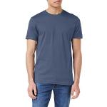 Magliette & T-shirt eleganti blu L taglie comode di cotone tinta unita con scollo tondo mezza manica con scollo rotondo per Uomo Urban Classics 