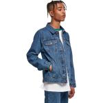 Giacche jeans scontate classiche blu XS di cotone Bio per Uomo Urban Classics 