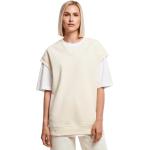 Magliette & T-shirt scontate urban bianche 5 XL taglie comode di cotone con scollo a V mezza manica con scollo a V per Donna Urban Classics 