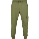 Pantaloni cargo scontati militari verdi XL in twill per Uomo Urban Classics 