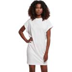 Mini abiti scontati urban bianchi 3 XL taglie comode di cotone mini mezza manica per Donna Urban Classics 