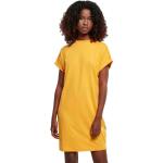 Mini abiti scontati urban gialli 3 XL taglie comode di cotone mini mezza manica per Donna Urban Classics 