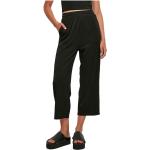 Pantaloni scontati urban neri 5 XL taglie comode per l'estate con elastico per Donna Urban Classics 