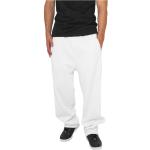 Pantaloni casual bianchi XS taglie comode di cotone tinta unita da jogging per Uomo Urban Classics 