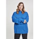 Maglie scontate urban blu 3 XL taglie comode con collo alto per Donna Urban Classics 