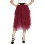 Sottogonne casual rosse S in tulle per Donna 