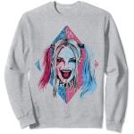 Felpe grigie S in twill per Donna Suicide Squad Harley Quinn 