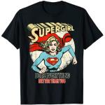 DC Supergirl Testo Meglio Di Te Maglietta