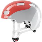 uvex hlmt 4, casco da ciclismo leggero per bambini, regolazione individuale delle dimensioni, 51-55 cm, Pompelmo grigio