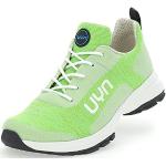 Sneakers larghezza E casual verdi numero 42 chiusura velcro ultraleggere a strappo per Donna UYN 