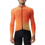 Maglie arancioni L per l'inverno da ciclismo per Uomo UYN 