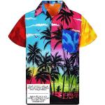 Camicie hawaiane multicolore 3 XL taglie comode per Uomo 