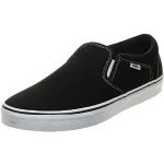Sneakers slip on larghezza E scontate casual nere numero 48 con allacciatura elasticizzata per Uomo Vans Slip On 