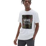 Vans Camo Check Boxed Fill-b T-Shirt, Bianco, M Uomo