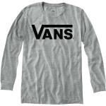 Magliette & T-shirt scontate classiche grigie XL di cotone con manica lunga per Uomo Vans Classic 