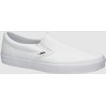 Sneakers slip on larghezza E bianche di gomma con allacciatura elasticizzata per Donna Vans Classic 