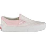 Sneakers slip on larghezza E scontate rosa numero 34,5 di gomma con allacciatura elasticizzata per Donna Vans Classic 