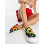 Sneakers slip on larghezza A scontate multicolore numero 38 di gomma tie-dye con stringhe Vans Classic 
