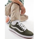 Sneakers stringate larghezza A scontate verde oliva numero 35 di gomma per Donna Vans 