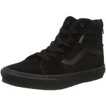 Sneakers alte larghezza E casual nere numero 38 con cerniera per bambini Vans Filmore 