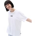 Magliette & T-shirt scontate bianche S taglie comode di cotone a girocollo mezza manica con scollo rotondo per Donna Vans Flying V 