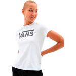 Magliette & T-shirt scontate bianche M di cotone mezza manica con scollo rotondo per Donna Vans Flying V 