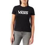 Magliette & T-shirt scontate nere S di cotone a girocollo mezza manica con scollo rotondo per Donna Vans 