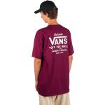 Magliette & T-shirt classiche borgogna mezza manica per Uomo Vans Classic 