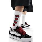 Sneakers stringate larghezza E casual nere numero 40,5 con stringhe per Donna Vans Knu Skool 