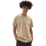 Magliette & T-shirt scontate beige XL di cotone mezza manica con manica corta per Uomo Vans 