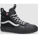 Sneakers alte larghezza E scontate nere in pelle di camoscio con glitter idrorepellenti per Donna Vans Sk8-HI MTE 