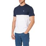 Magliette & T-shirt color block bianche XS di cotone mezza manica con manica corta per Uomo Vans 