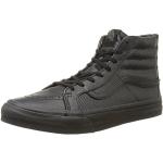 Sneakers alte larghezza E casual nere numero 36,5 con stringhe per Donna Vans Sk8-HI 