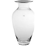 H&h vaso fiori in vetro trasparente, 18 - h35 cm