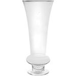 H&h vaso fiori in vetro trasparente, 30 - h70 cm