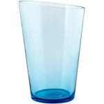 H&h vaso in vetro, h26 cm, acquamarina