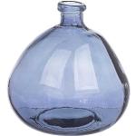 Vaso in vetro riciclato Loopy blu cobalto 20 x 23