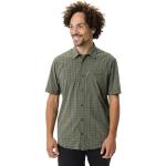 Camicie verde scuro S all over Bluesign sostenibili mezza manica con taschino per Uomo 