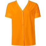 Bluse scontate arancioni XS mezza manica per Donna Vaude Skomer 