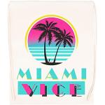 Vendax Miami Vice Beige Borsa da Palestra con Coulisse Drawstring Gym Bag Backpack