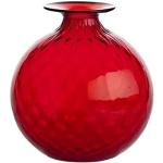 Venini Monofiori Balloton Vaso grande rosso filo v