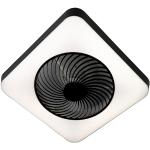 Ventilatore da soffitto quadrato nero LED dimmerabile - CLIMO
