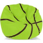 Verde Lime Pouf Basket Ecopelle Seduta