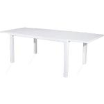 Tavolini bianchi in alluminio allungabili Verdelook 