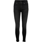 Pantaloni scontati neri XL taglie comode di cotone lavabili in lavatrice a 5 tasche per Donna VERO MODA Jeans 
